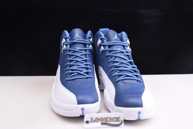 Rep 12 Blue Jordan Air 130690-404 Retro Stone 0731